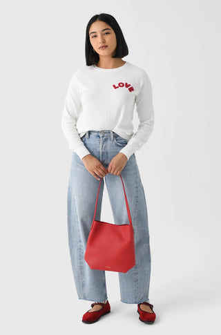 Love Embroidered Sweatshirt - obligato