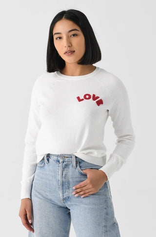 Love Embroidered Sweatshirt - obligato