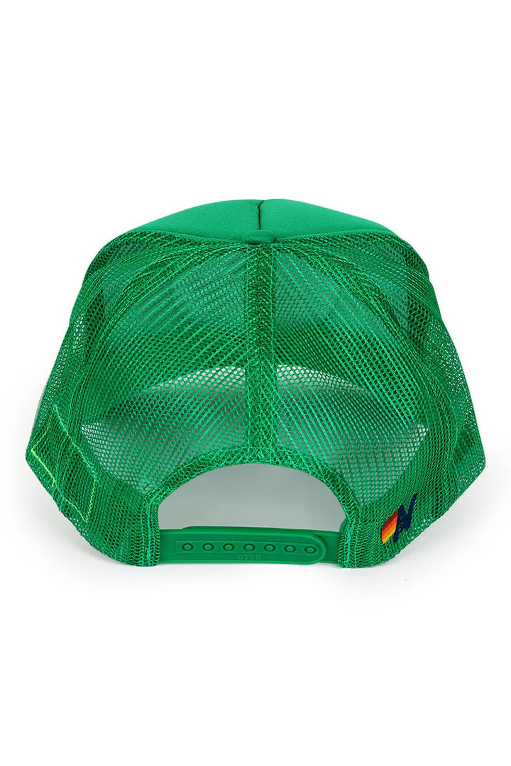 Low Rise Trucker Hat in Kelly Green - obligato