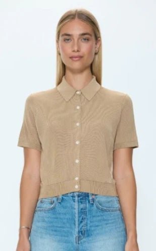 Lucca Short Sleeve Polo Sweater - obligato