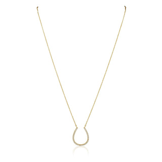 Lucky Horse Shoe Necklace: Silver - obligato