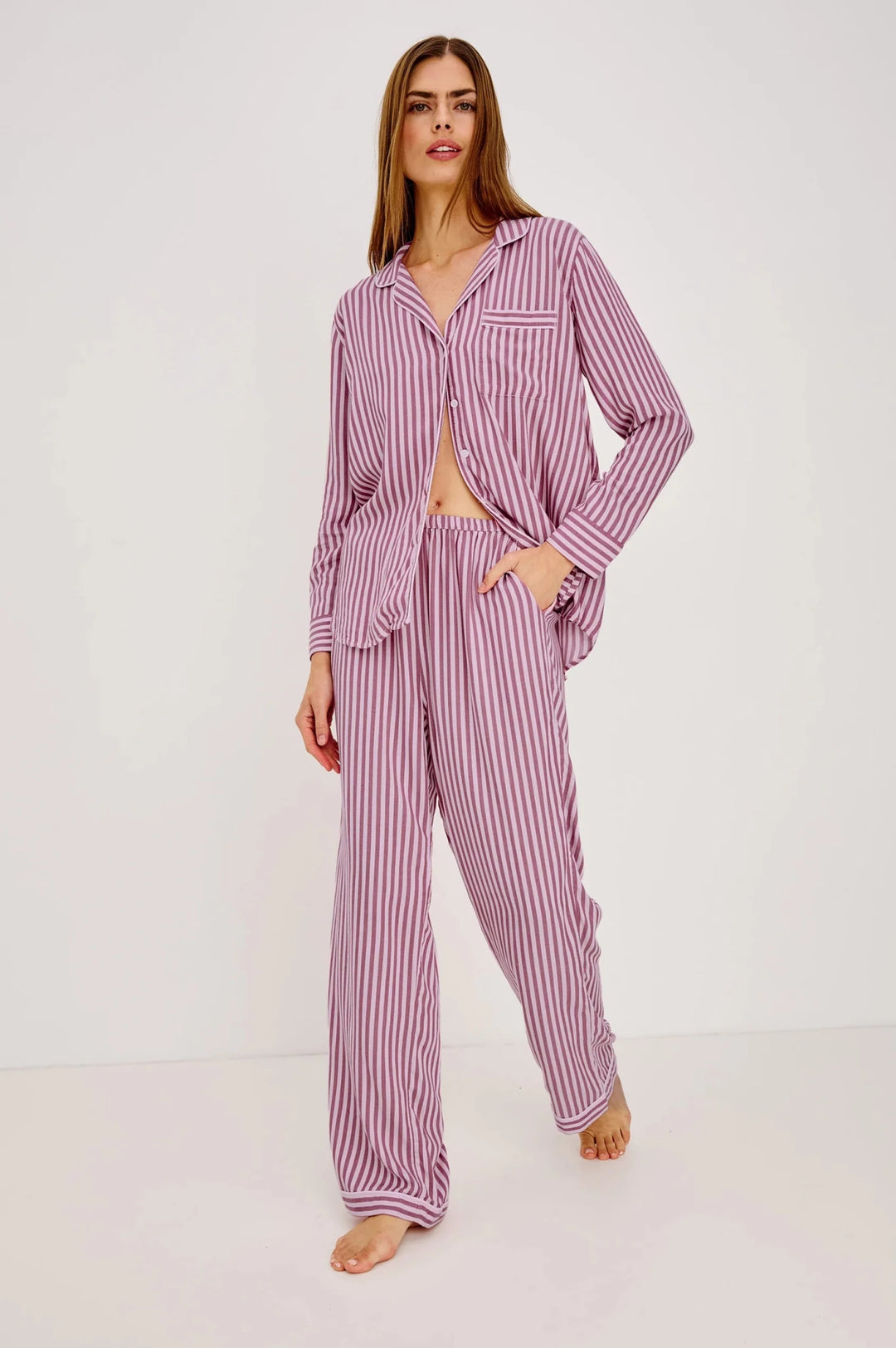 Lulu Pj Set in Pink Blush - obligato