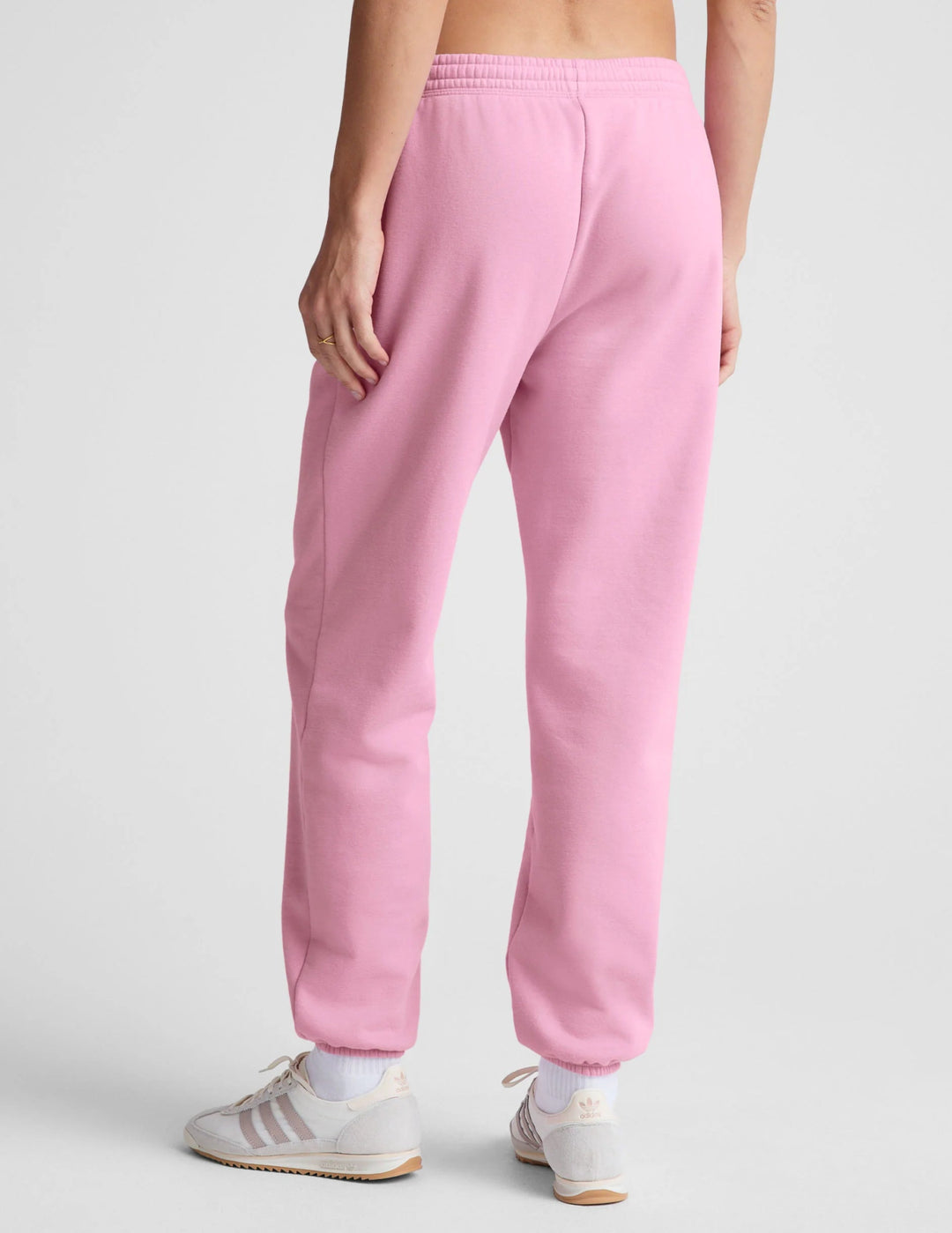 Luxe Fleece Sweatpants in Frosty Pink - obligato