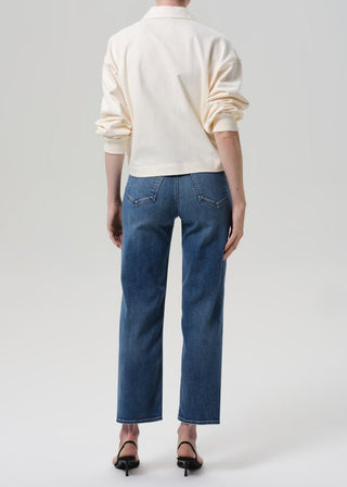 Lyra Wide Leg Crop Raw Hem - obligato