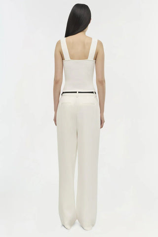 Madine Tank Top in White - obligato