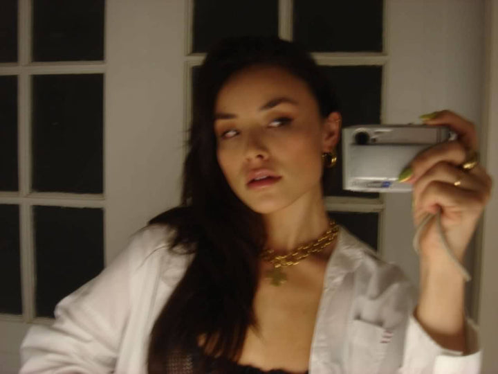 Madonna Chunky Cross Necklace - obligato