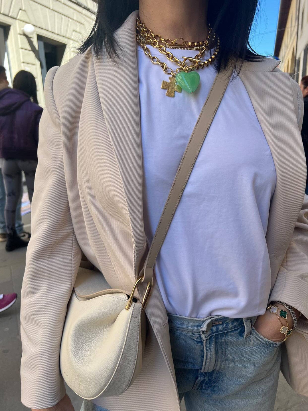 Madonna Chunky Cross Necklace - obligato