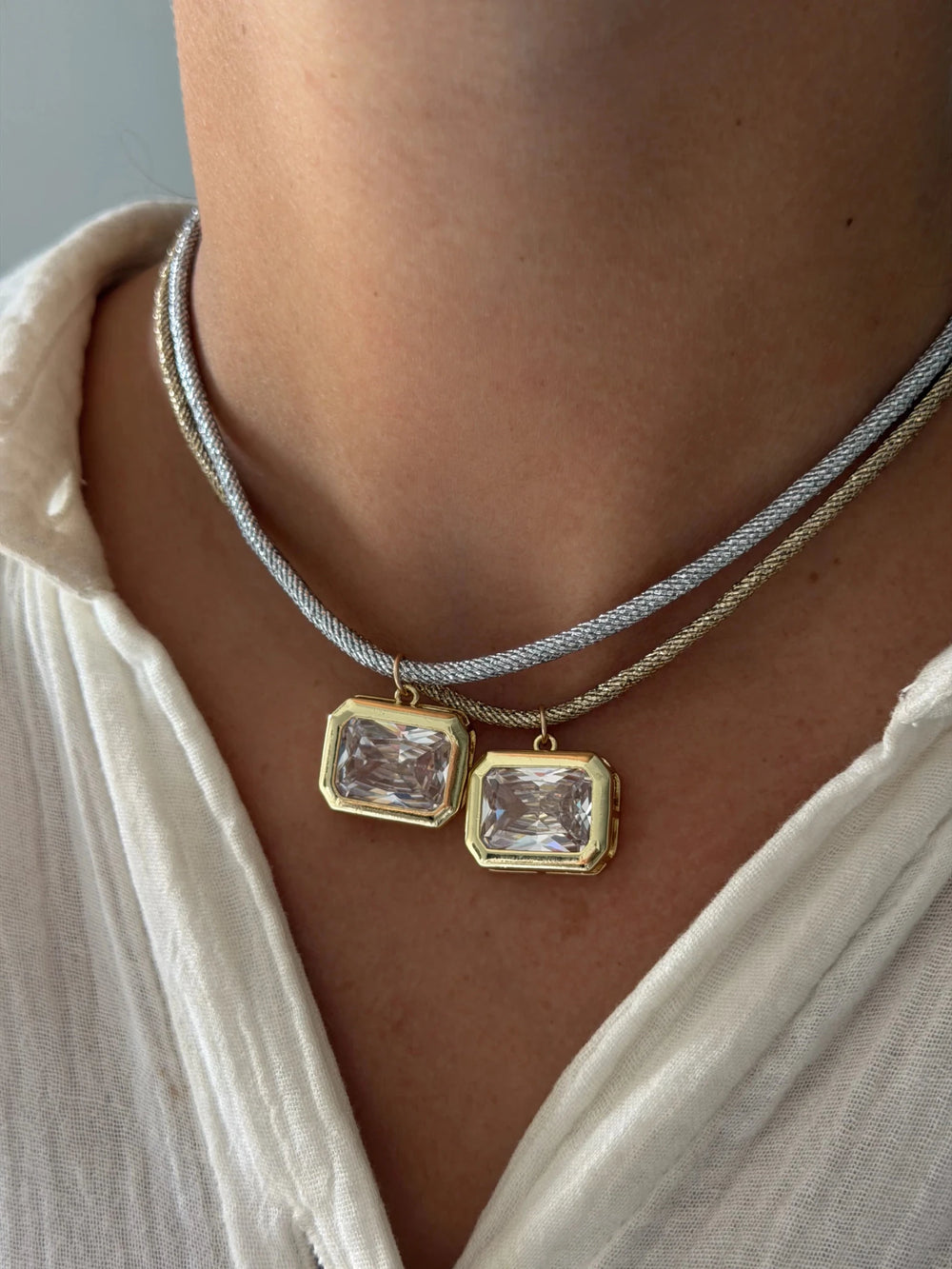 Maine Cord Necklace on Gold Cord - obligato