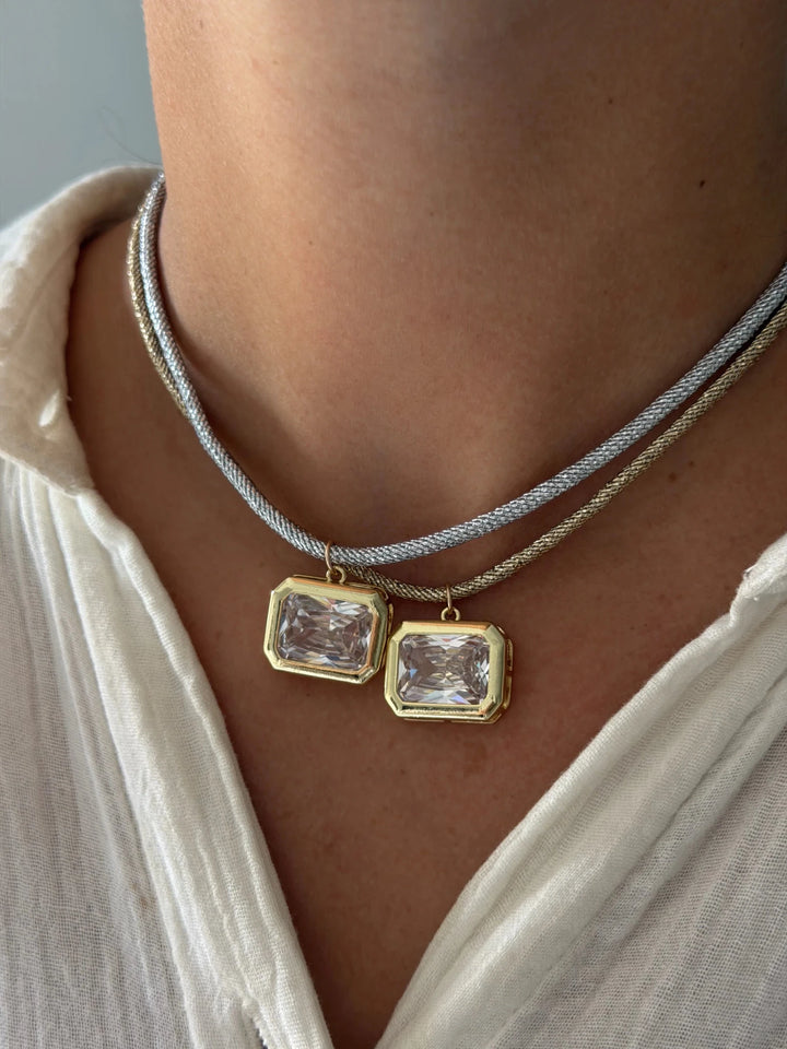 Maine Cord Necklace on Gold Cord - obligato