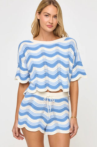 Make Waves Sweater - Blue Crush - obligato