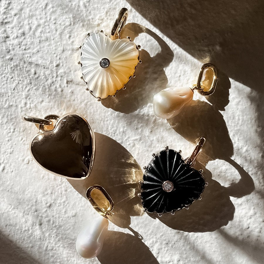 Malene Onyx Clip Necklace - obligato