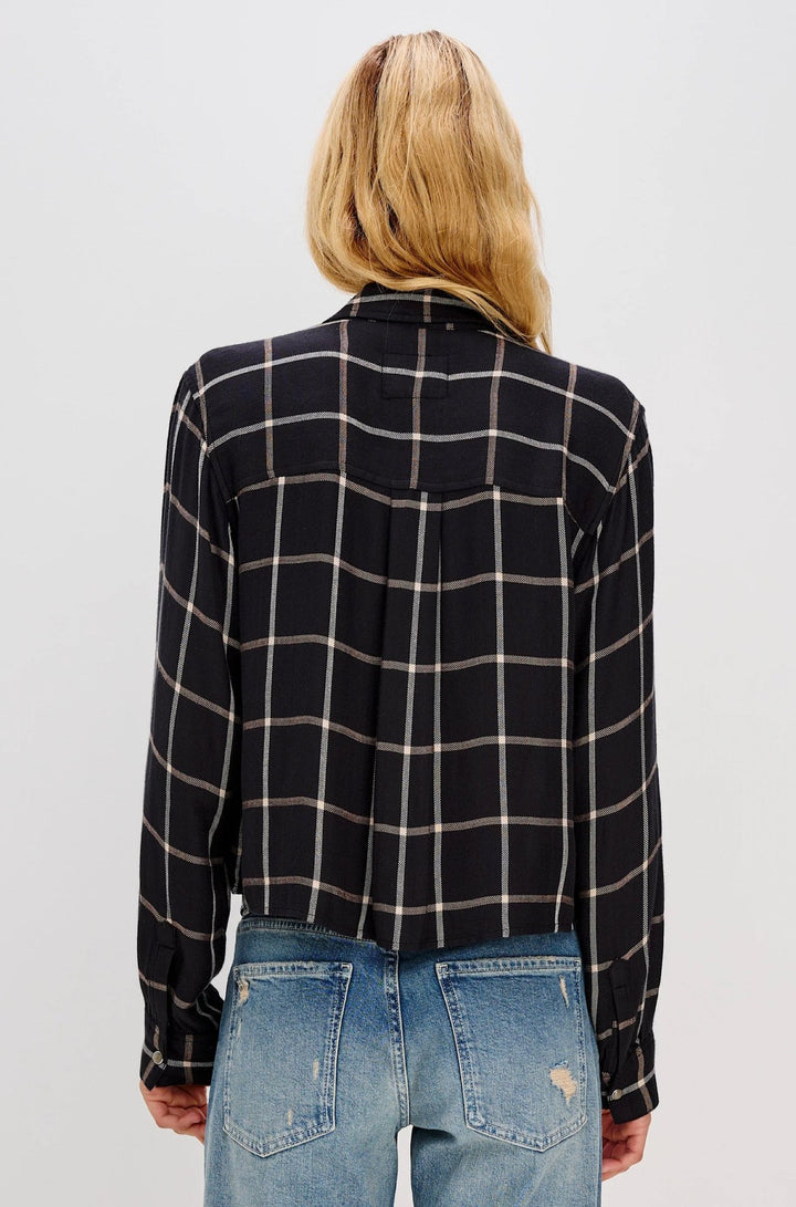 Malin Woven Top Onyx Sand Birch - obligato