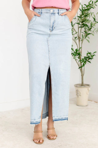 Manhattan Denim Skirt - obligato