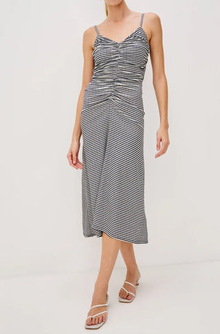 Mari Dress in Navy Gingham - obligato
