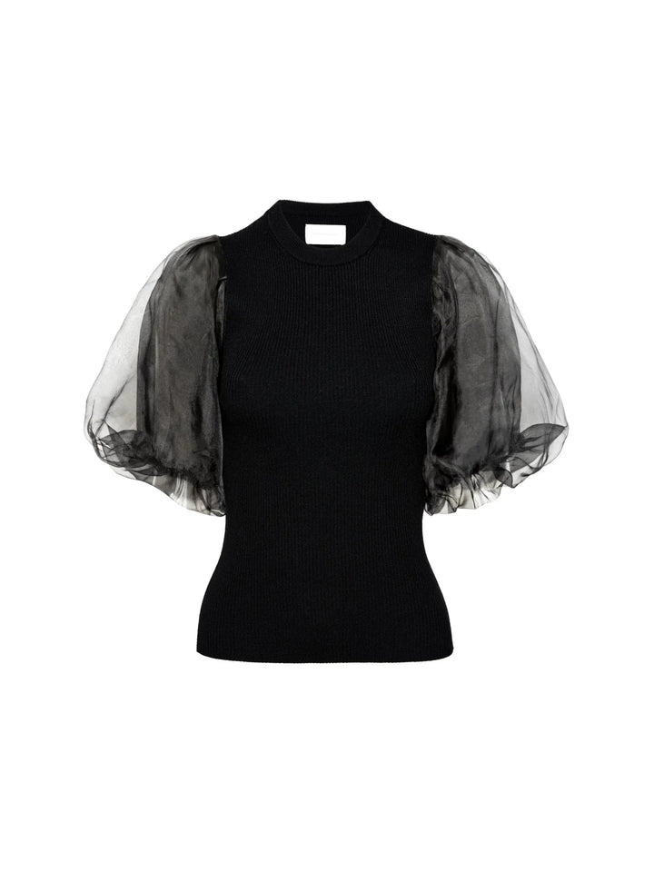 Marie Top in Black Onyx - obligato