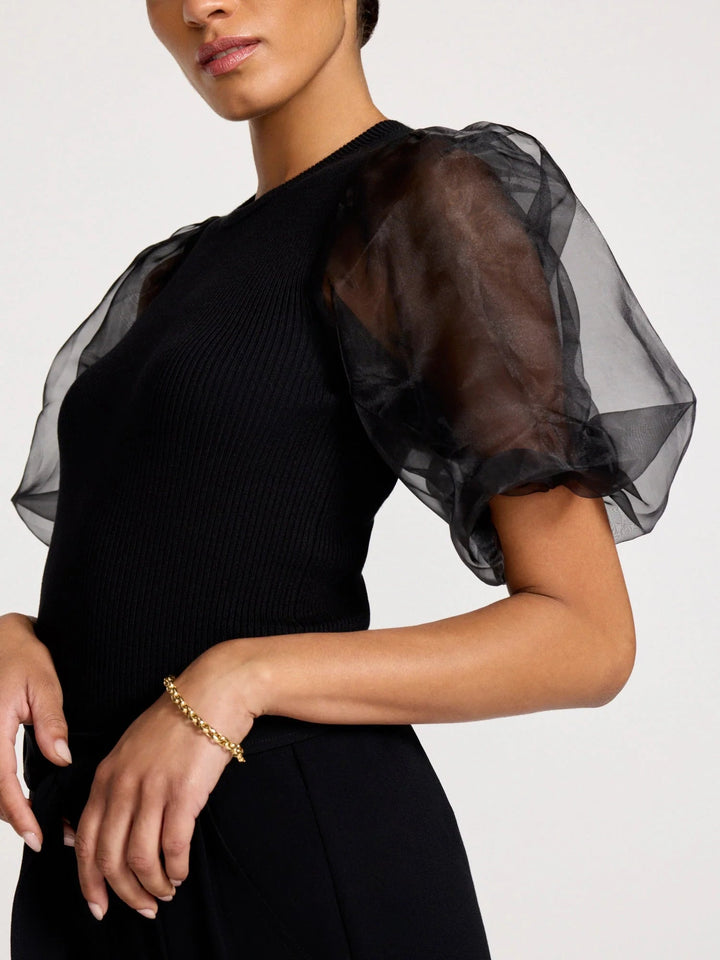 Marie Top in Black Onyx - obligato