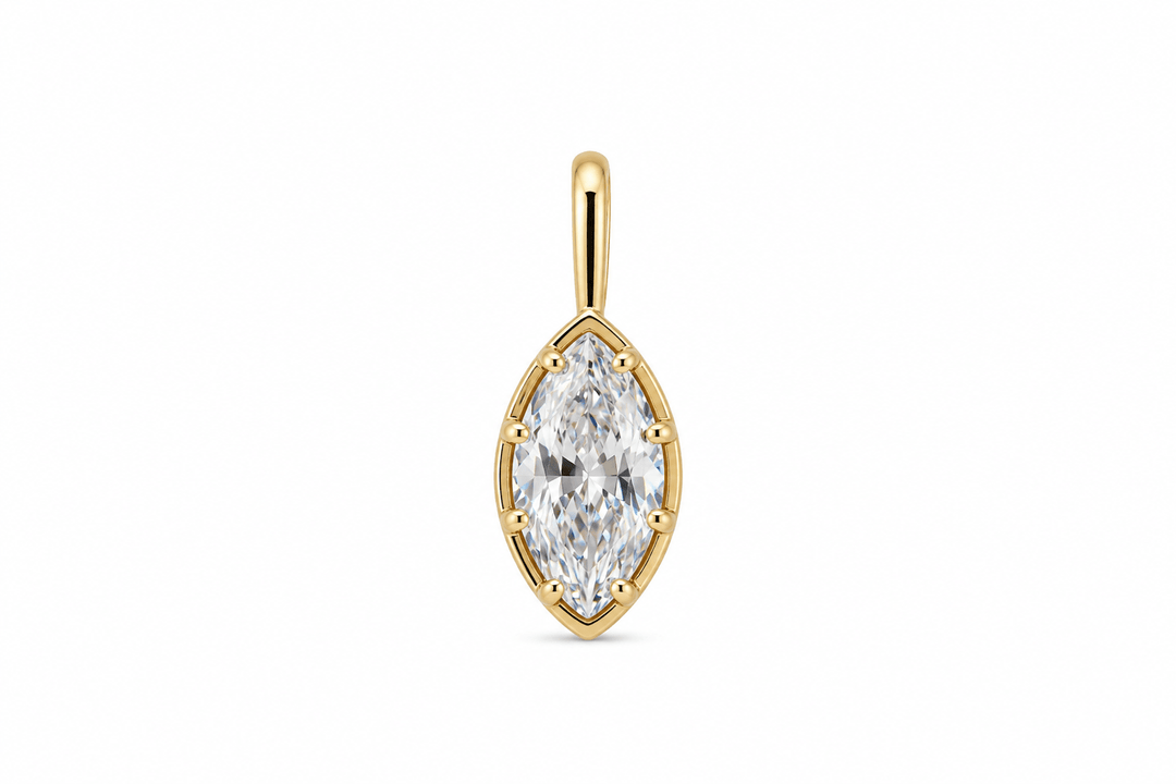 Marquise Bezel Charm - obligato