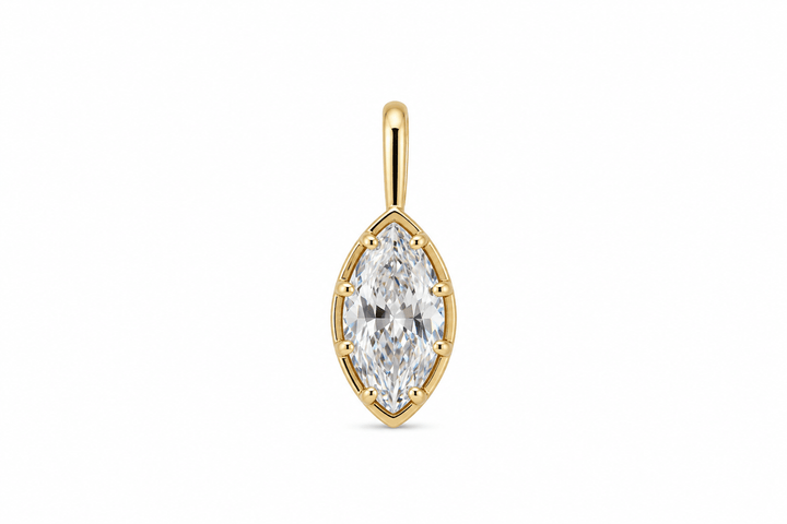 Marquise Bezel Charm - obligato
