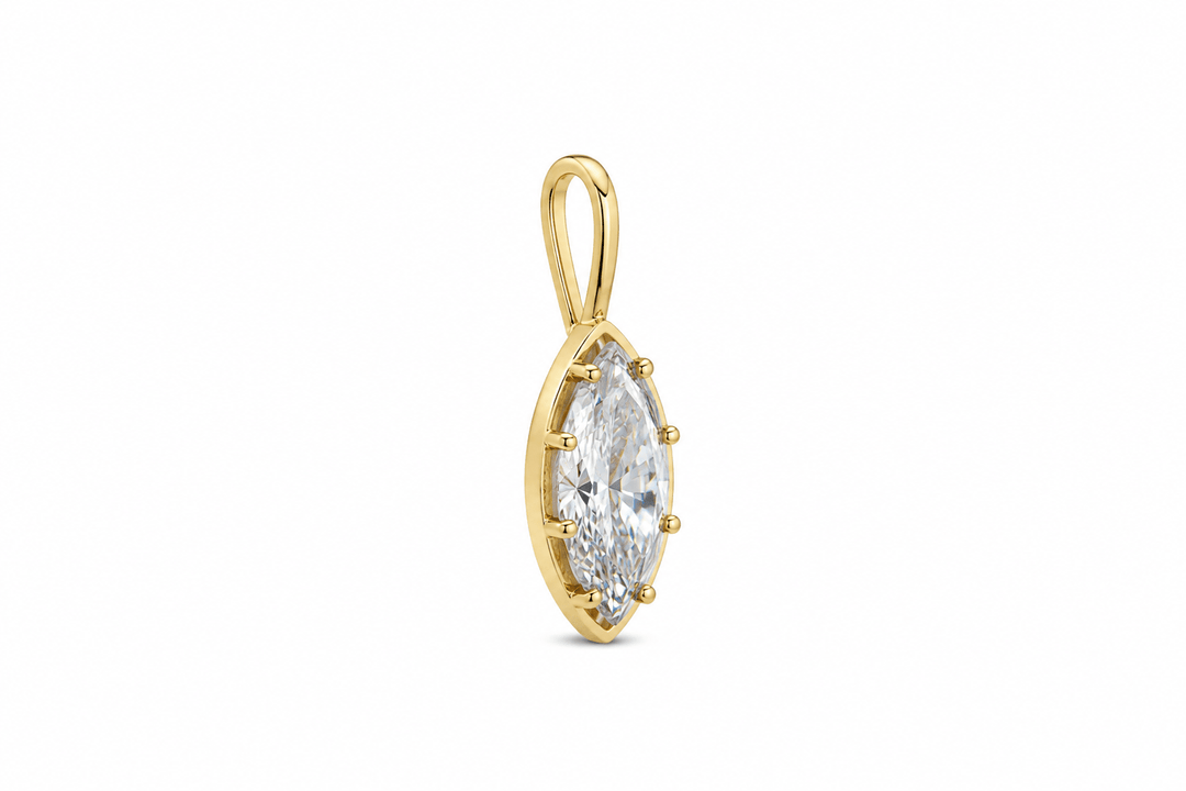 Marquise Bezel Charm - obligato
