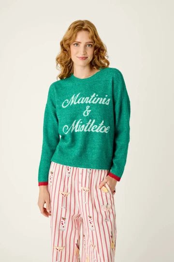 Martinis &amp; Mistletoe Snuggle Sweater - obligato