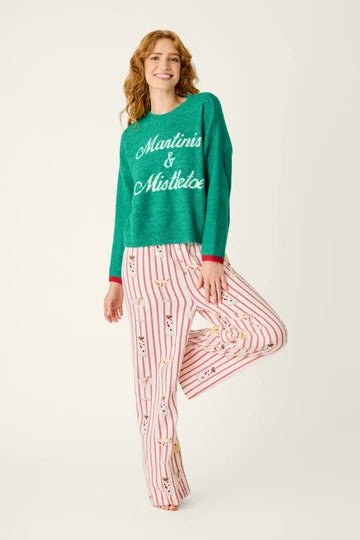Martinis &amp; Mistletoe Snuggle Sweater - obligato