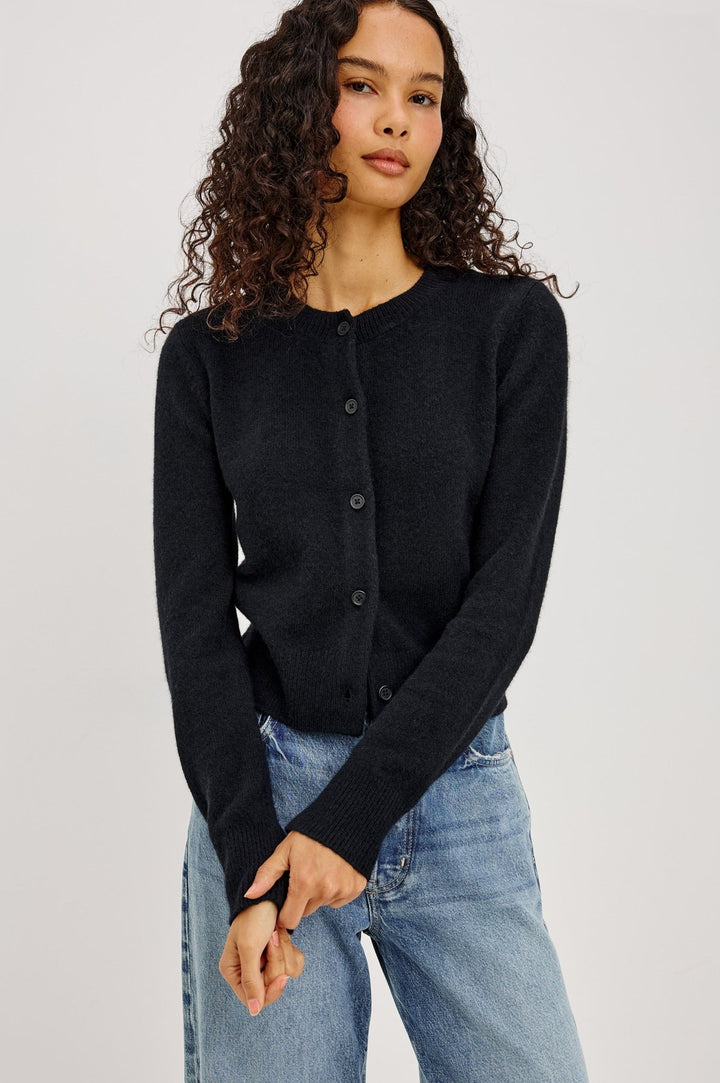 Matilda Cardigan in Black - obligato