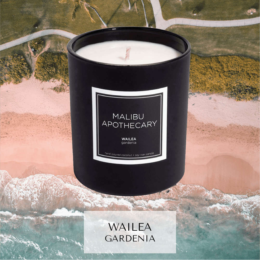 Matte Black Candle: LAGUNA BEACH - obligato