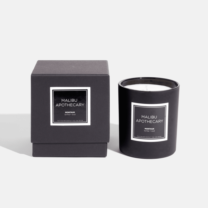 Matte Black Candle: LAGUNA BEACH - obligato