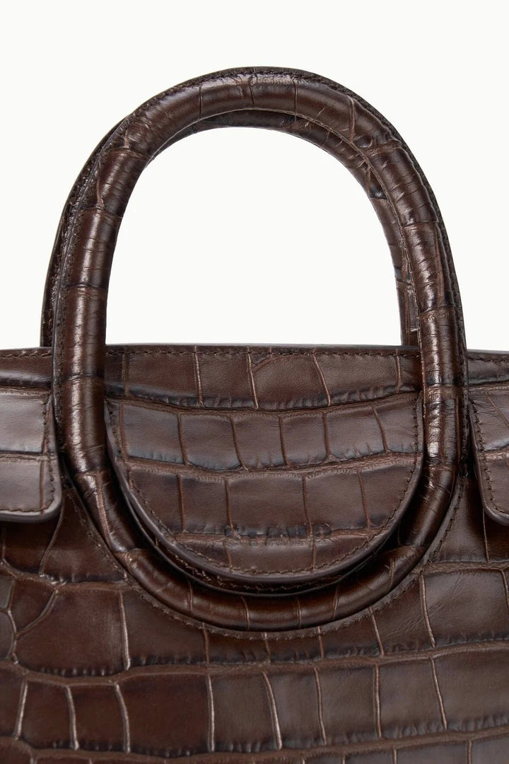 Maude Mini Carryall Espresso Croco - obligato
