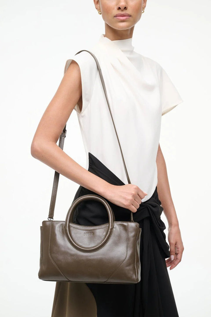 Maude Small Satchel in Truffle - obligato