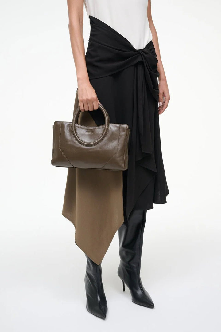 Maude Small Satchel in Truffle - obligato