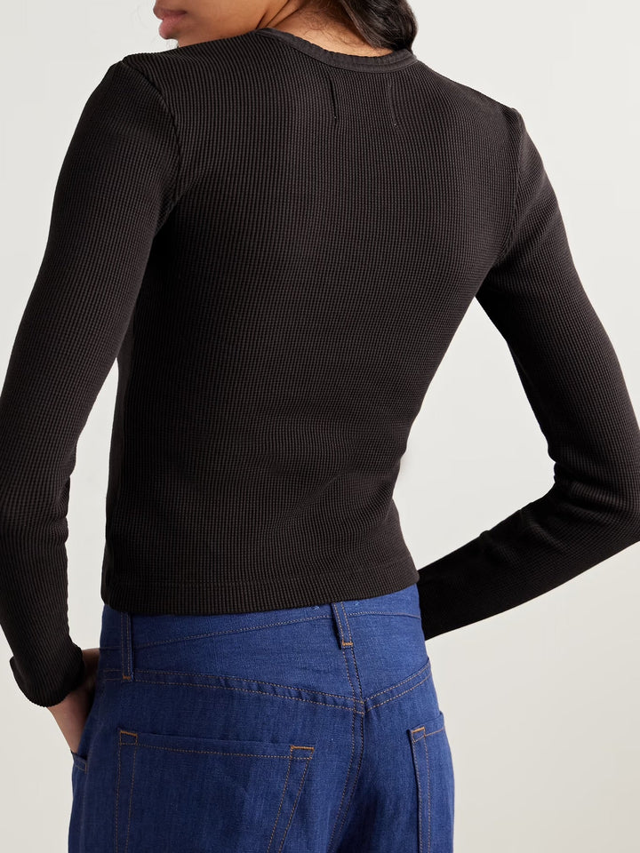 Maura U Neck in Black - obligato