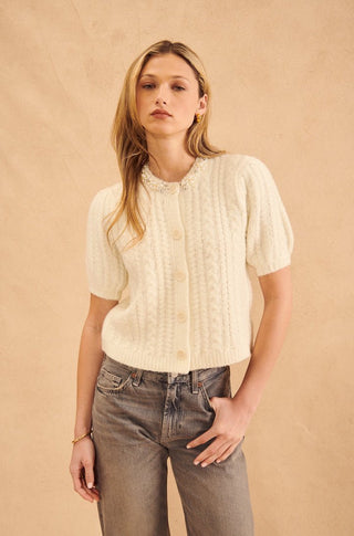 Maxwell Sweater - Cream - obligato