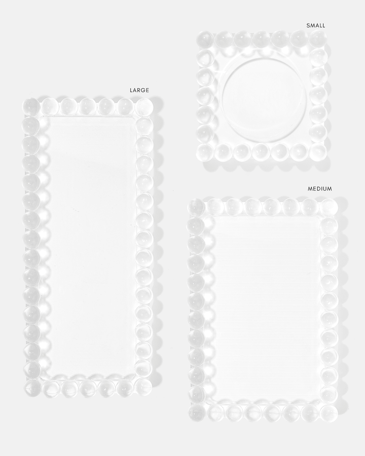 Medium Bubble Lucite Tray - obligato