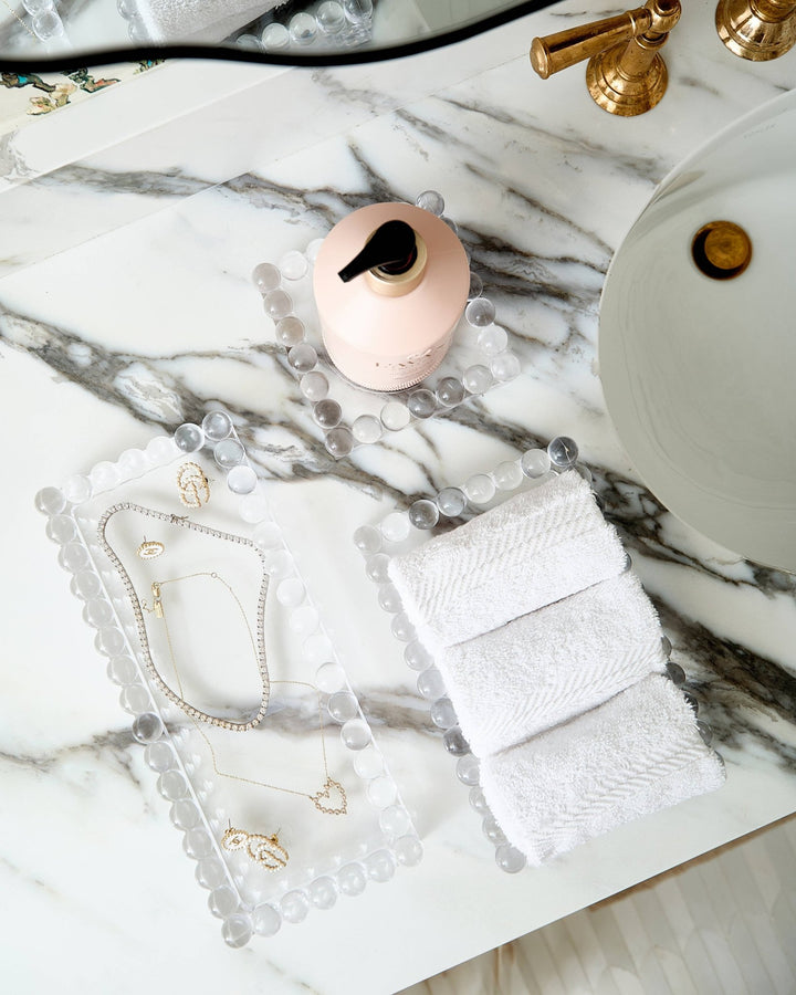 Medium Bubble Lucite Tray - obligato