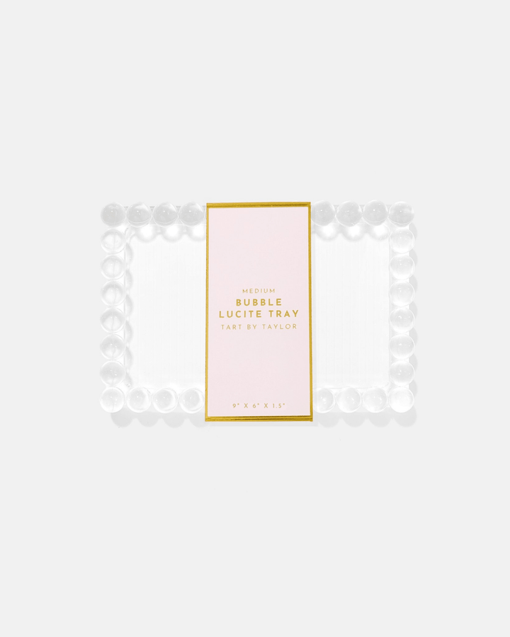 Medium Bubble Lucite Tray - obligato