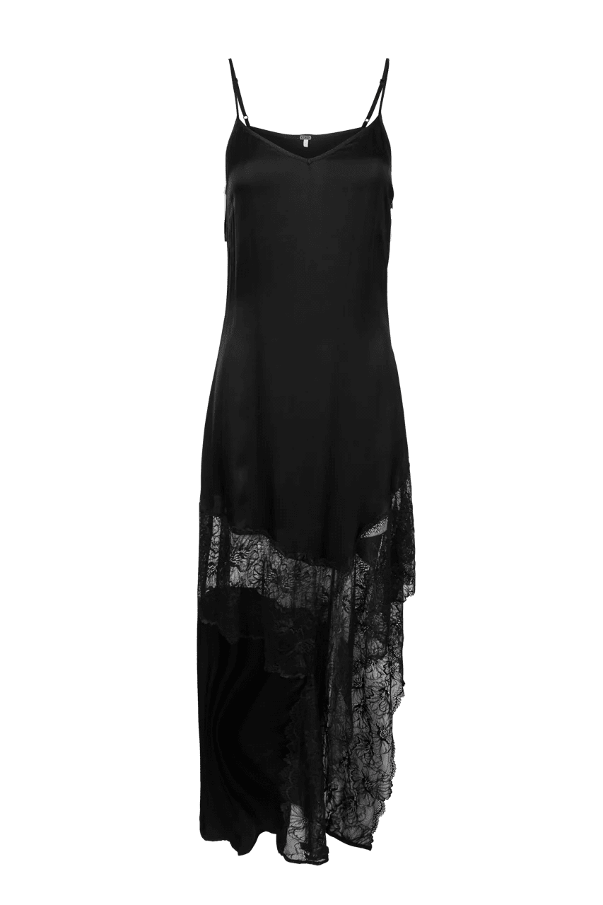 Merletto Dress in Black - obligato