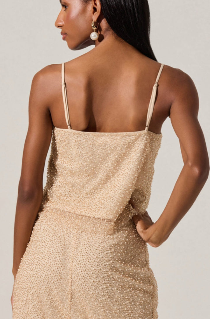 Messina Top in Champagne - obligato