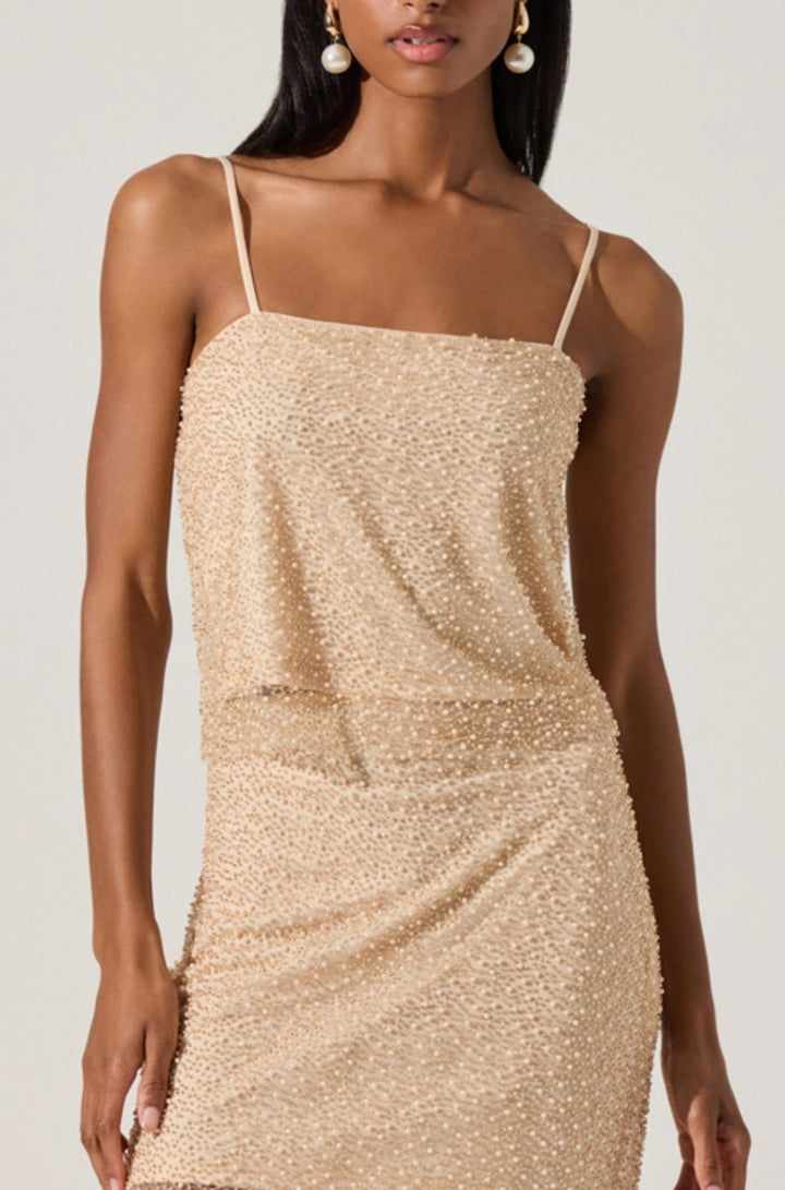 Messina Top in Champagne - obligato