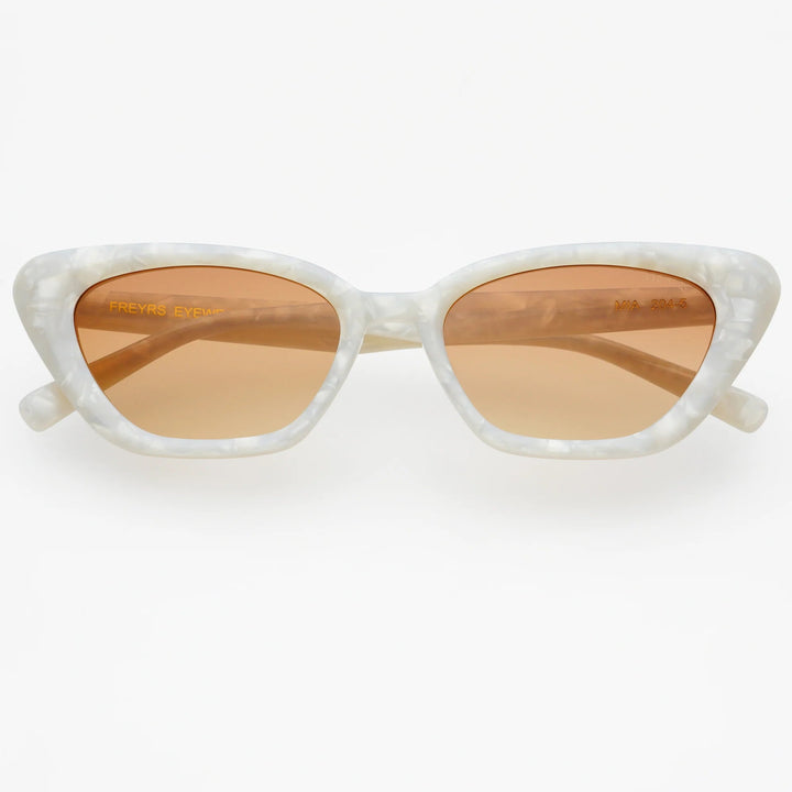 Mia Cat Eye Sunglasses in Pearl - obligato