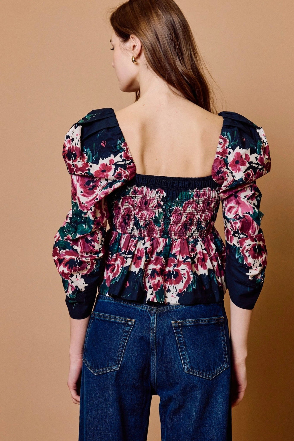Mia Top in Violette Print - obligato