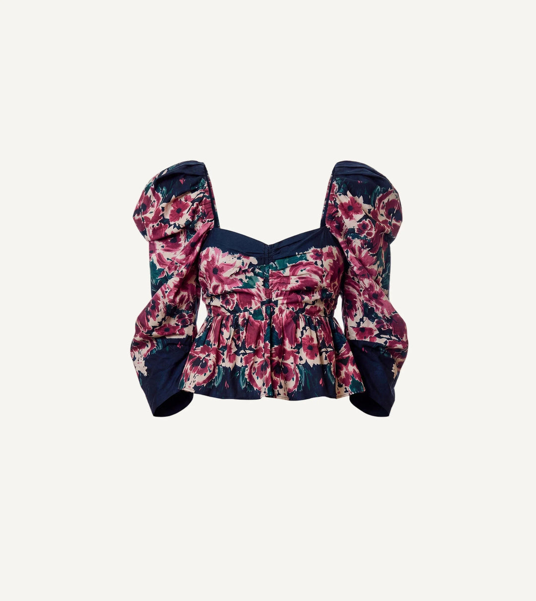 Mia Top in Violette Print