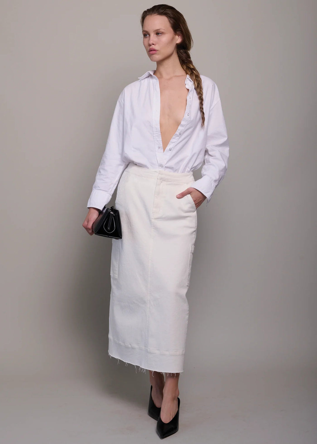Michele Skirt in White - obligato