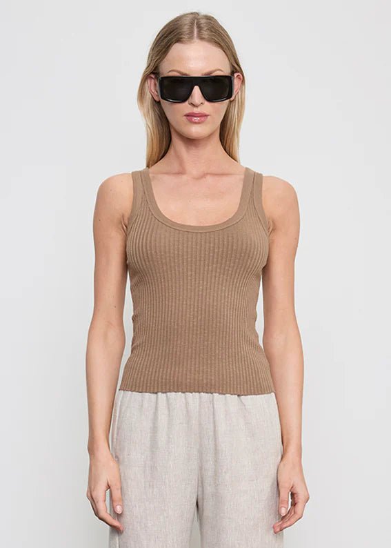 Military Rib Crop Tank - obligato