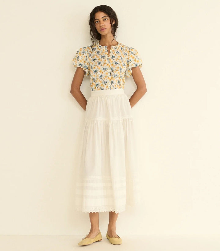 Millie Top in Narcissus Bloom - obligato