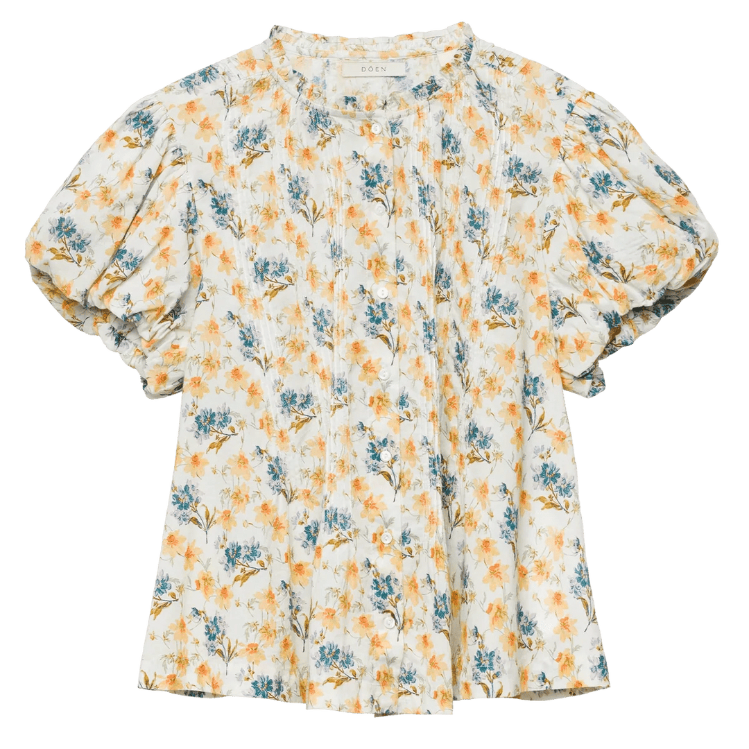 Millie Top in Narcissus Bloom - obligato
