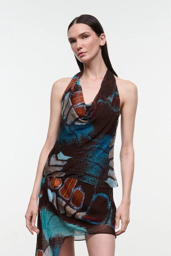 Mindy Top Butterfly Sky - obligato