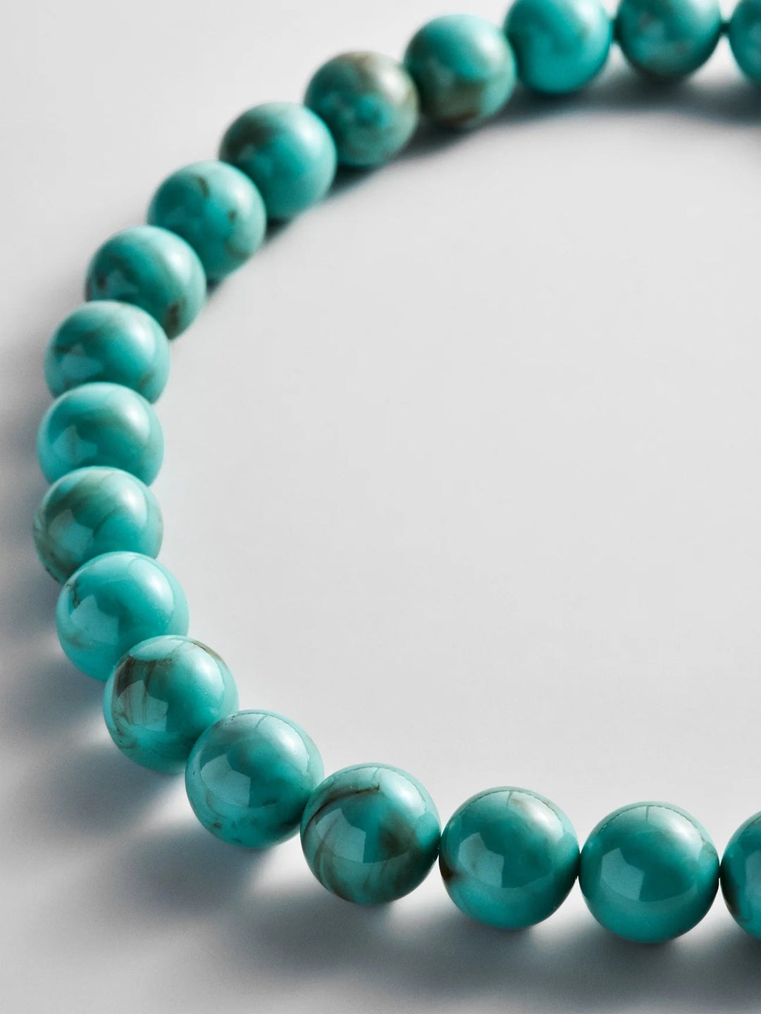 Mini Jane Beaded Necklace in Turquoise - obligato