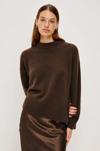 Miranda Sweater in Chocolate - obligato