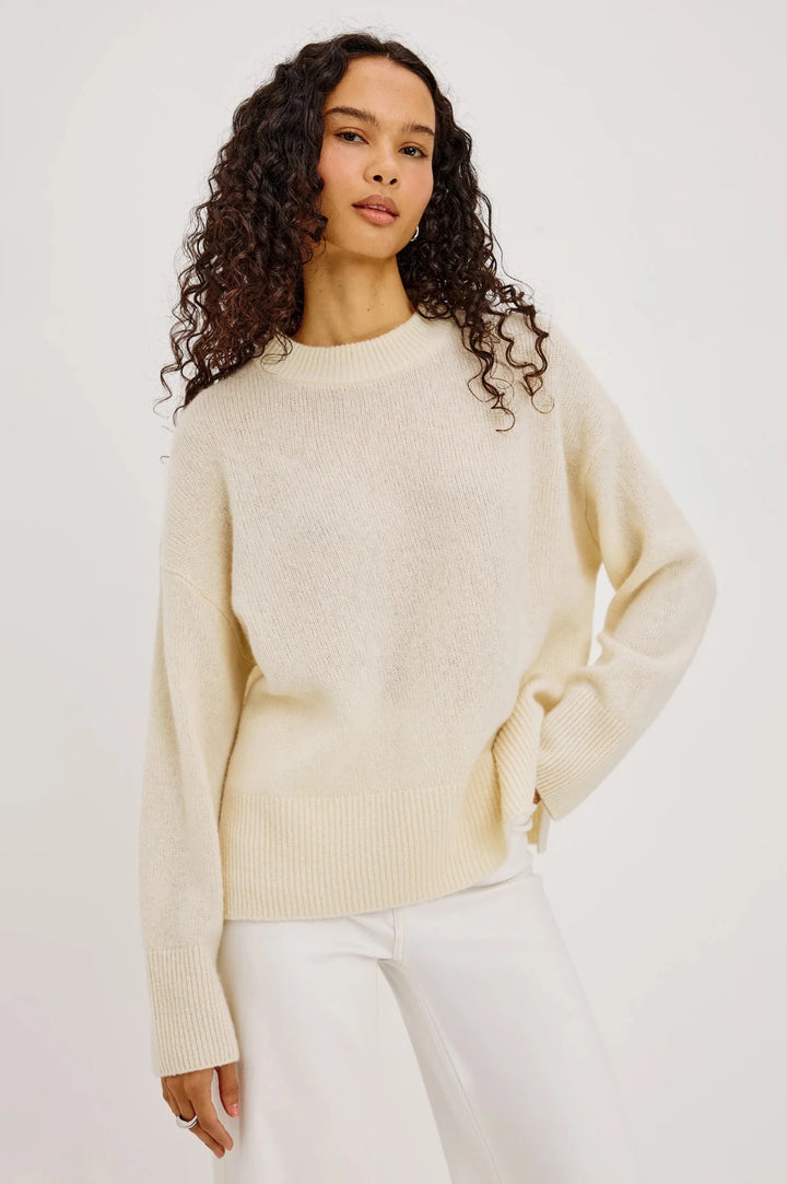 Miranda Sweater in Ivory - obligato